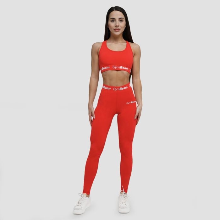 Simple női leggings Rouge Red - GymBeam M