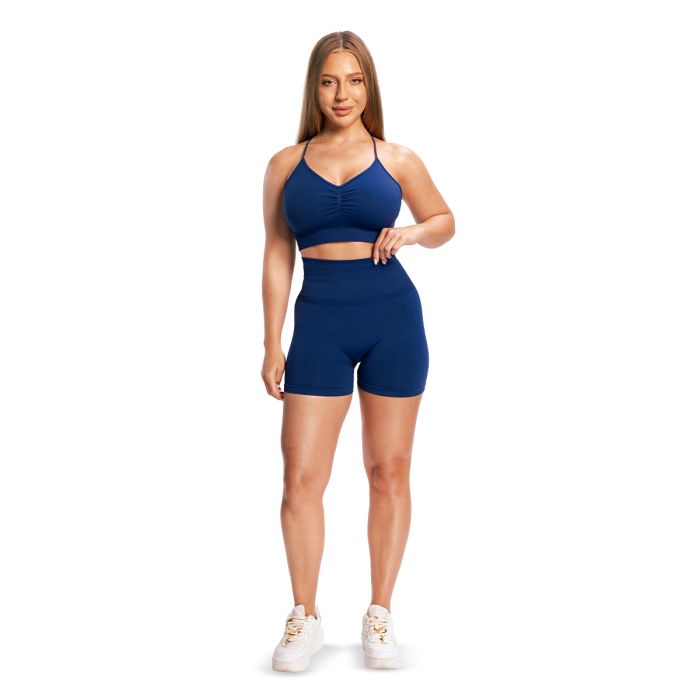 Sculpt varrásmentes sportmelltartó Navy - GymBeam M