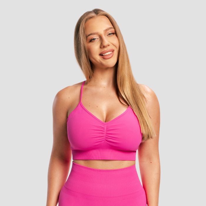 Sculpt varrásmentes sportmelltartó Rose - GymBeam L