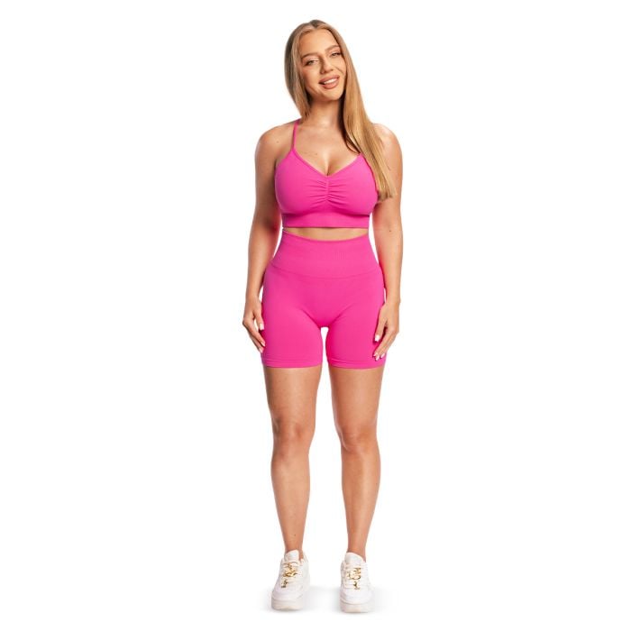 Sculpt varrásmentes sportmelltartó Rose - GymBeam L