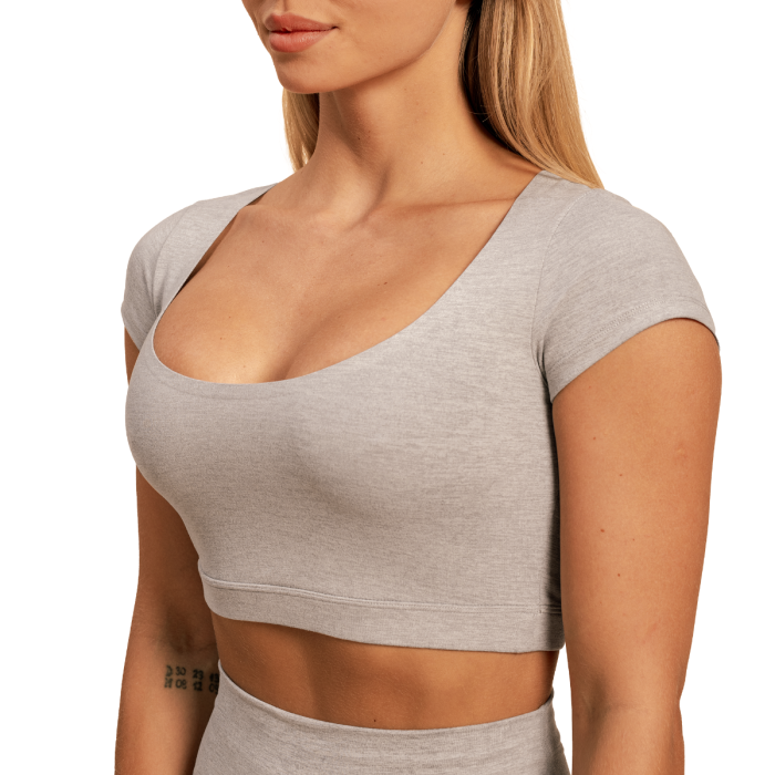 Sense Cropped női póló Grey - BeastPink M