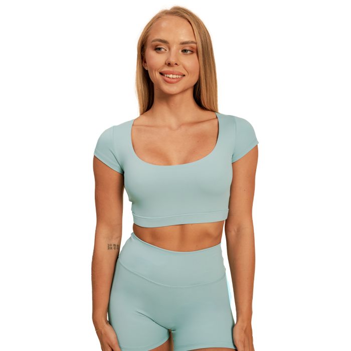 Sense Cropped női póló Storm Blue - BeastPink L