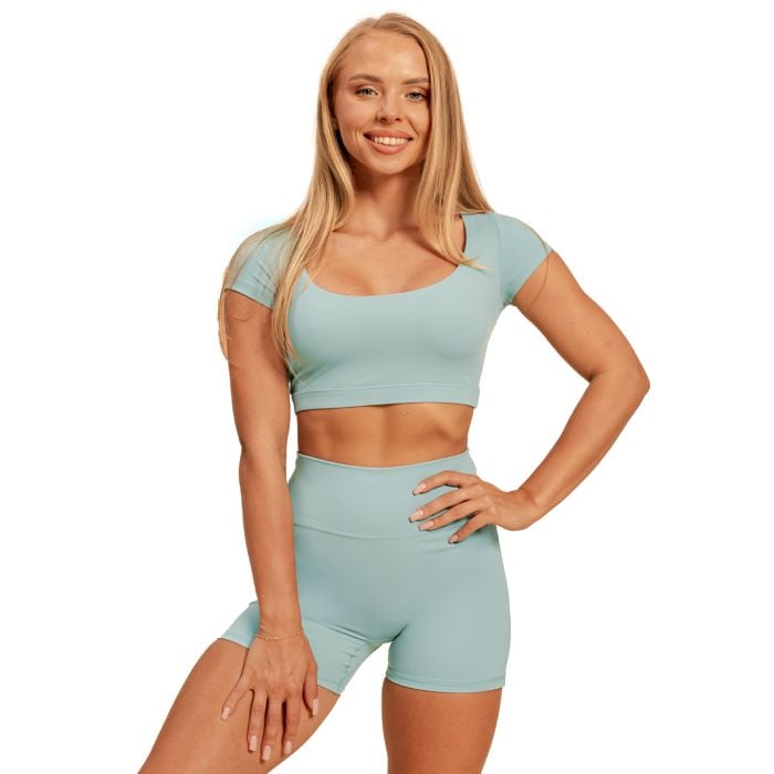 Sense Cropped női póló Storm Blue - BeastPink L