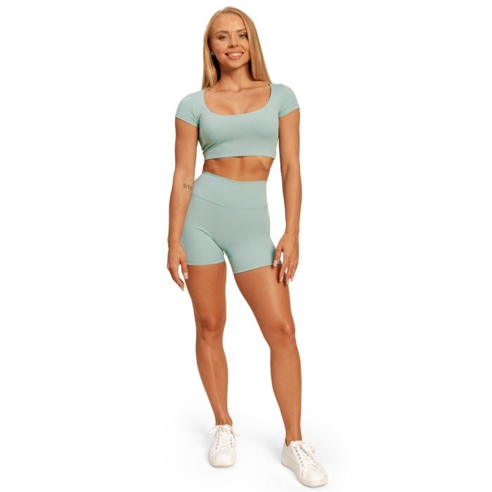 Sense Cropped női póló Storm Blue - BeastPink L