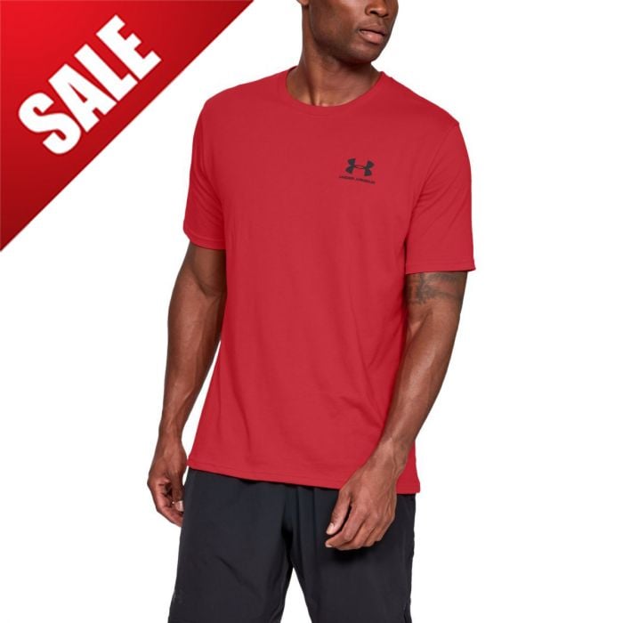Sportstyle Left Chest SS Red póló – Under Armour