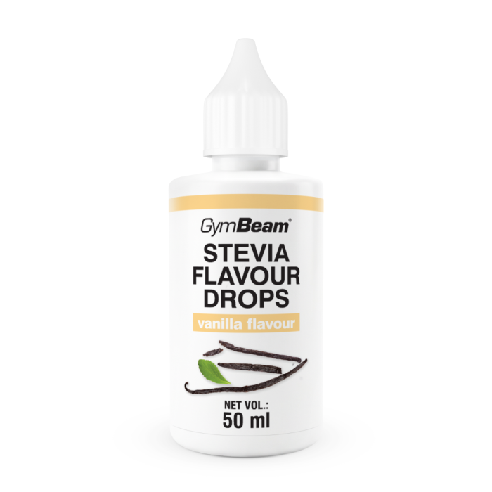 Stevia Flavour Drops - GymBeam 50 ml - vanilla