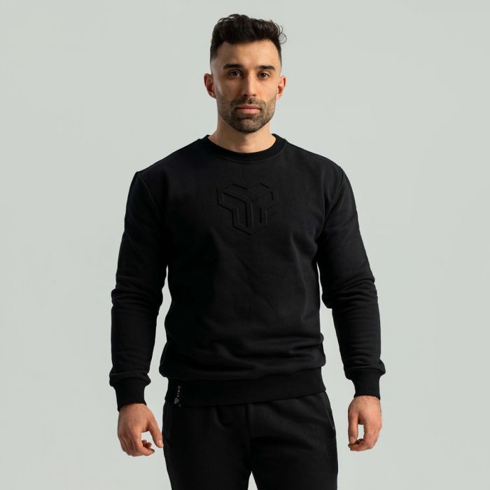 Sweatshirt Embossed black - STRIX