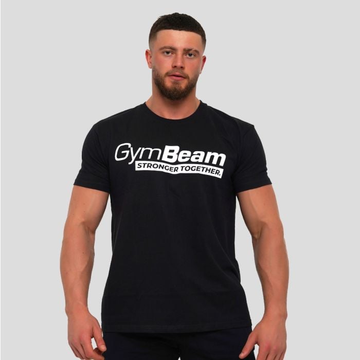 Stronger Together T-shirt Black- GymBeam