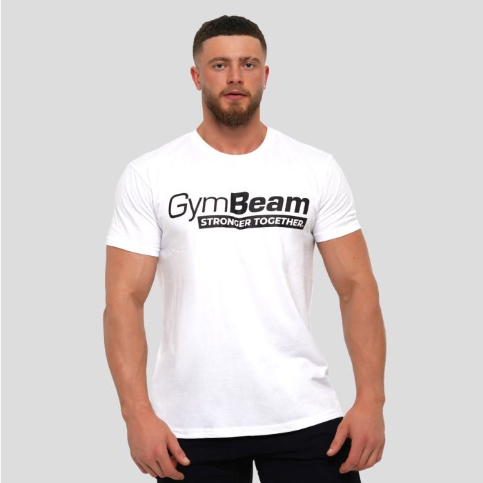 Stronger Together T-shirt White - GymBeam