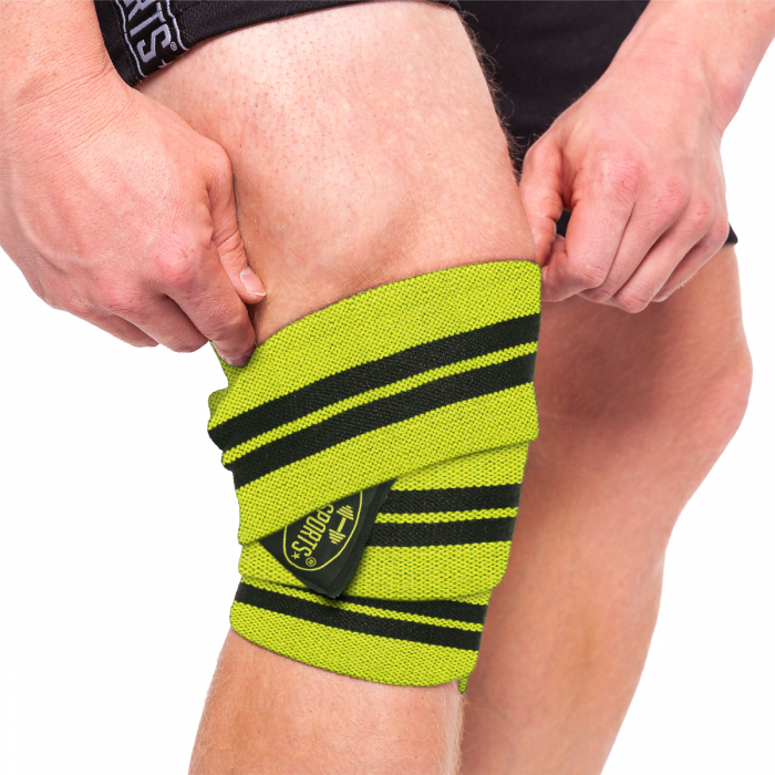 Knee wraps neon-black - C.P. Sports