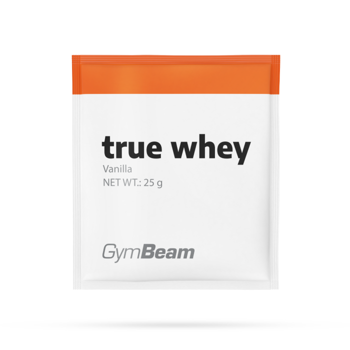 True Whey minta - GymBeam 25 g - vanília