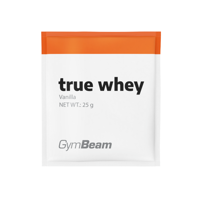 True Whey minta - GymBeam 25 g - vanília