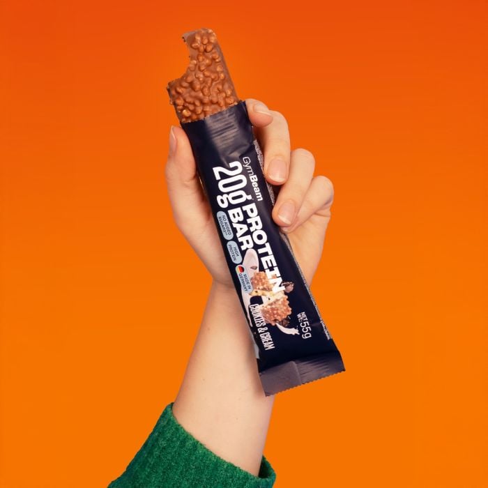 20 g Protein Bar - GymBeam 55 g - csokoládé karamell