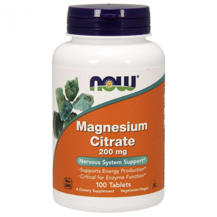 Magnesium Citrate 200 mg - NOW Foods