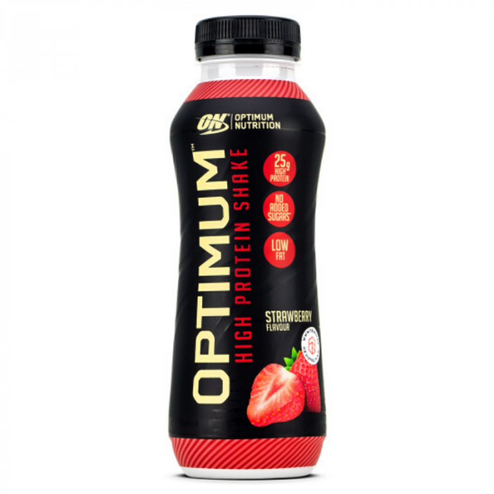 Optimum High Protein Shake - Optimum Nutrition 330 ml - csokoládé