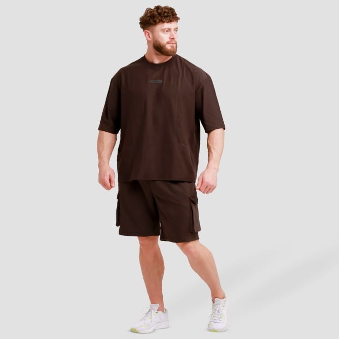 Utility rövidnadrág Brown - GymBeam XL