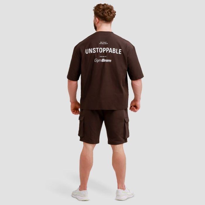 Utility rövidnadrág Brown - GymBeam XL