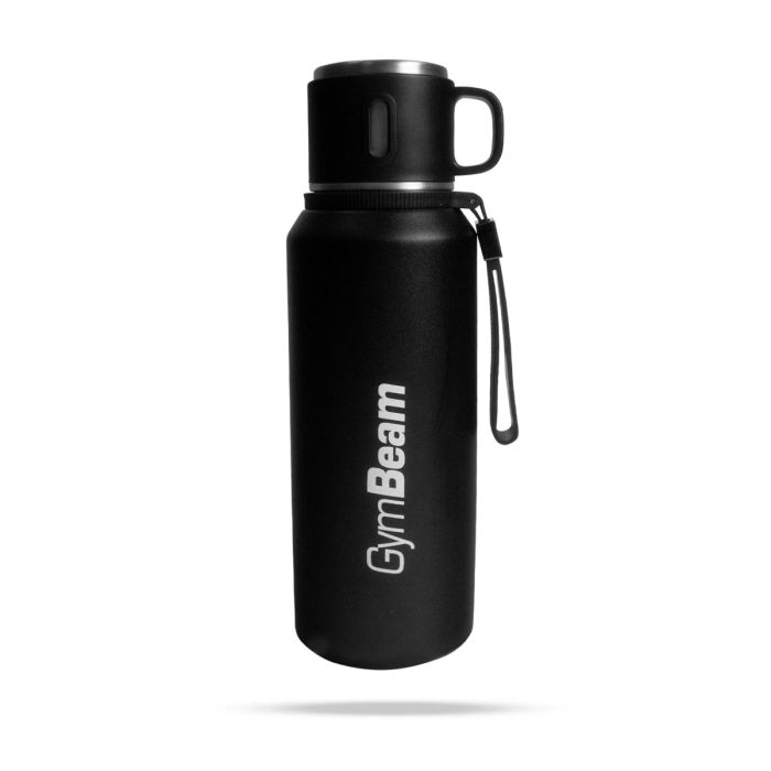 Vákuumos acél flakon Black 1000 ml - GymBeam single_variant