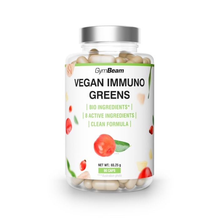 Vegan Immuno Greens - GymBeam 90 kapsz.
