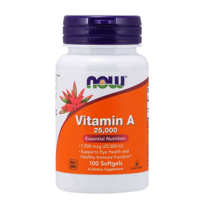 Vitamin A 25000 IU - NOW Foods