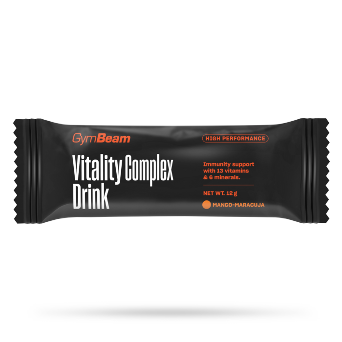 Vitality Complex Drink minta – GymBeam 12 g - mangó-maracuja