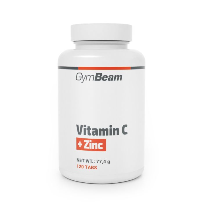 C-vitamin + cink - GymBeam 120 tabl.