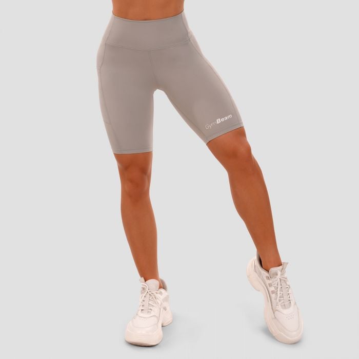Women‘s Biker Shorts grey - GymBeam