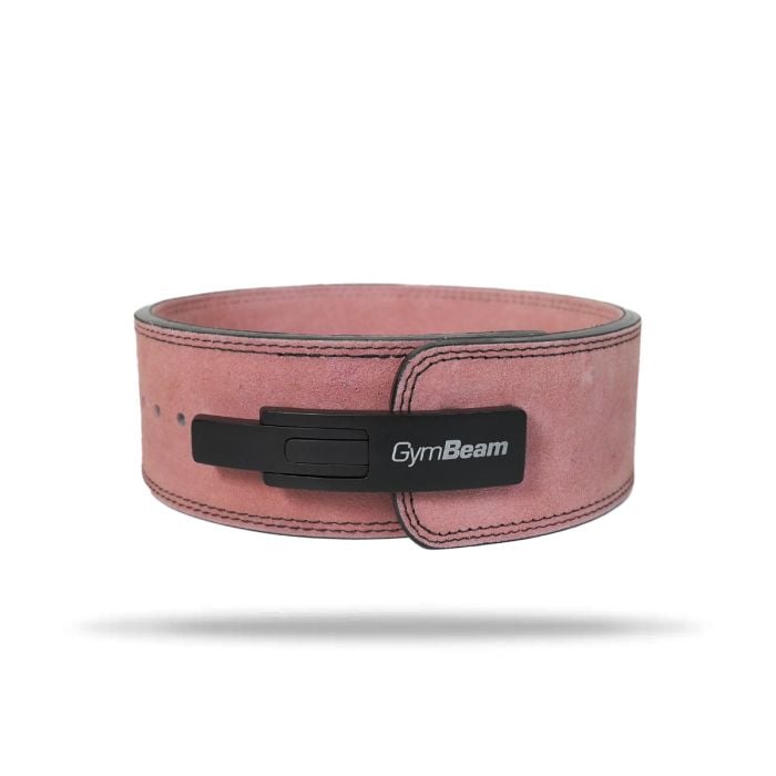 LEVER súlyemelő öv Pink - GymBeam XS