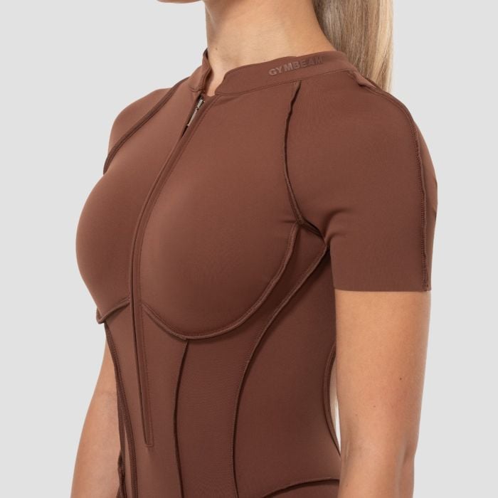 Tuta Intera Corta Cosmo Brown - GymBeam XS
