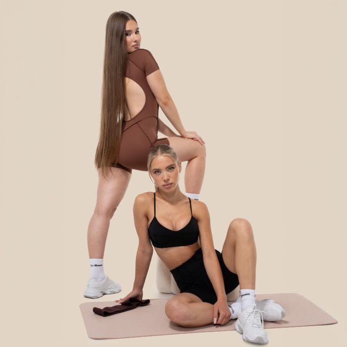 Tuta Intera Corta Cosmo Brown - GymBeam XS