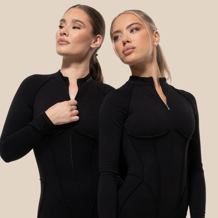 Tuta Intera Lunga Cosmo Black- GymBeam S