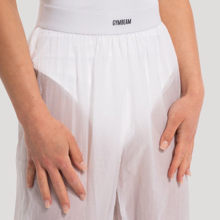 Flow női nadrág White – GymBeam XS