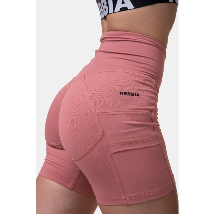Fit & Smart Biker Shorts Old Rose női rövidnadrág - NEBBIA XS