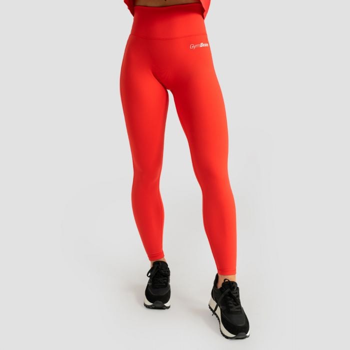 Women‘s Limitless High-waist leggings Hot Red - GymBeam
