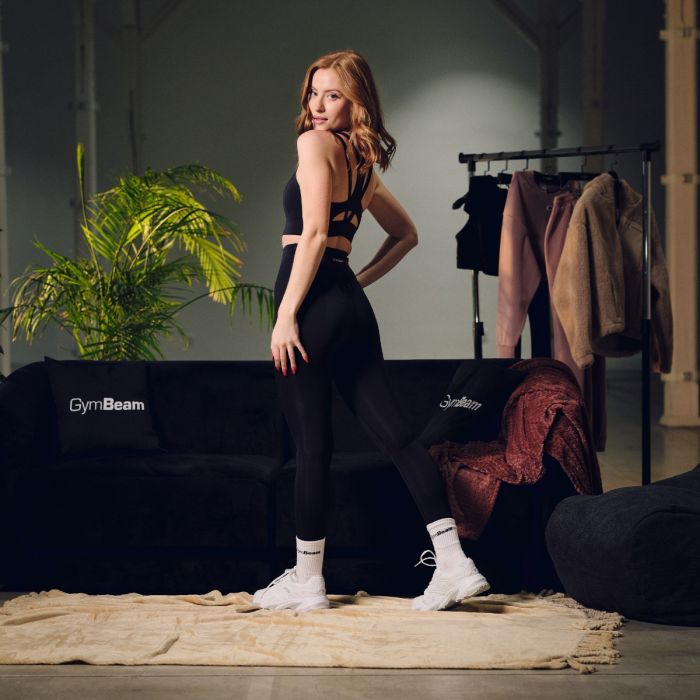 Aura női leggings Black - GymBeam L