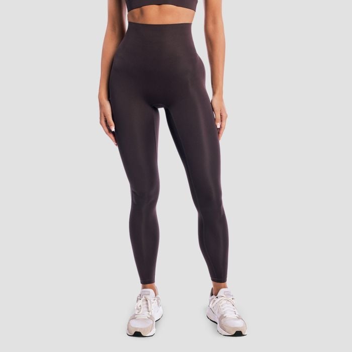 Aura női leggings Tee Brown - GymBeam XL