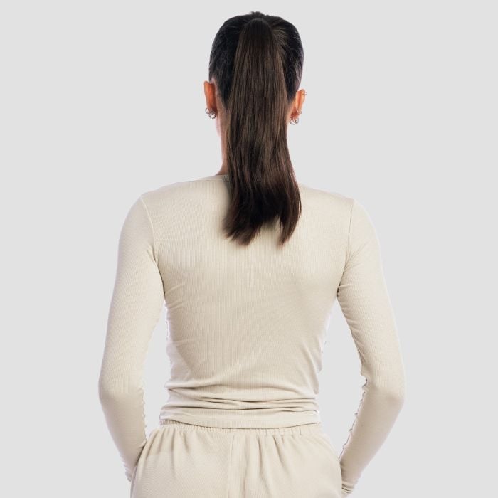 Aura női hosszú ujjú póló Grey - GymBeam L