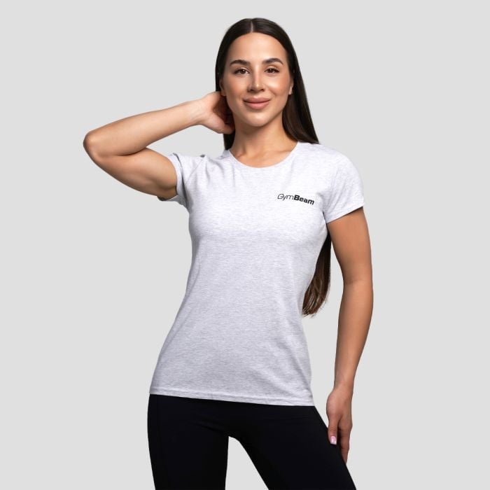 Basic női póló Heather Grey - GymBeam M