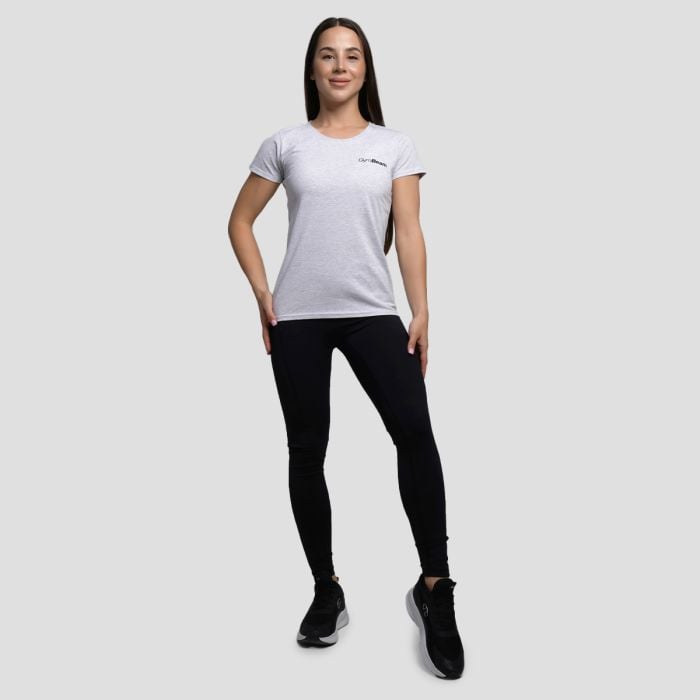Basic női póló Heather Grey - GymBeam M