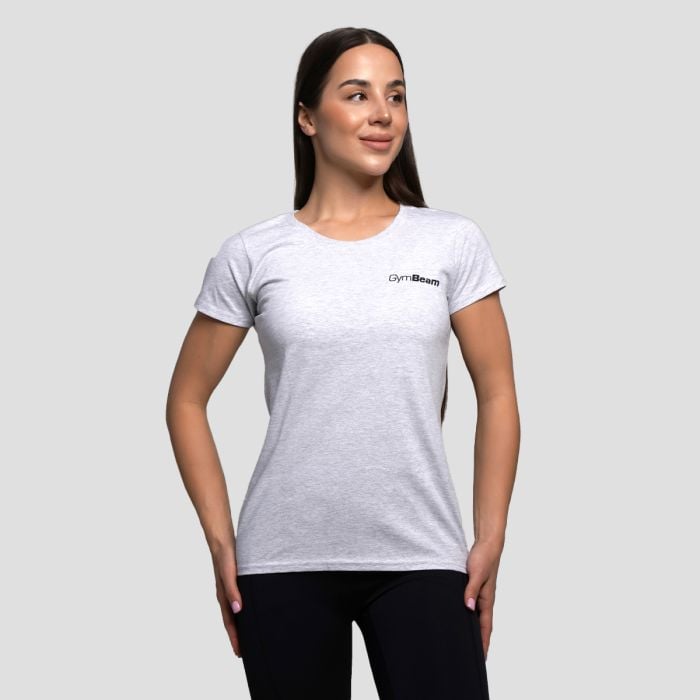 Basic női póló Heather Grey - GymBeam M