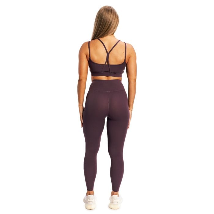 BEAT női leggings Berrywood - GymBeam S