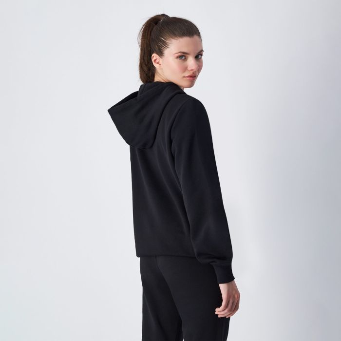 Big Logo Slim Fit női kapucnis pulóver Black - Champion L