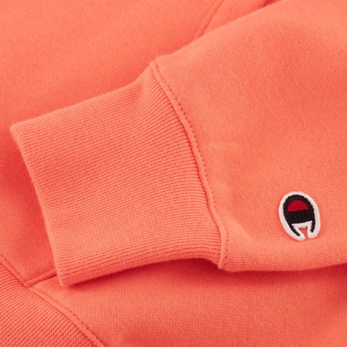 Big Logo Slim Fit női kapucnis pulóver Red - Champion M