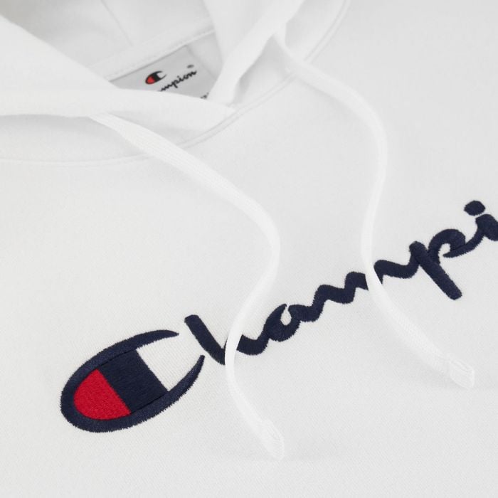 Big Logo Slim Fit női kapucnis pulóver White - Champion S
