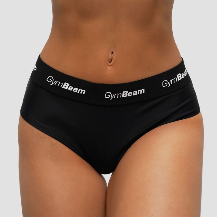 Sporty bikini alsó Black - GymBeam