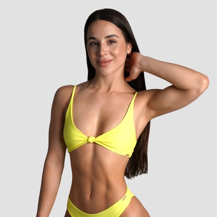 Women‘s Bikini Top CURACAO Lime - GymBeam

