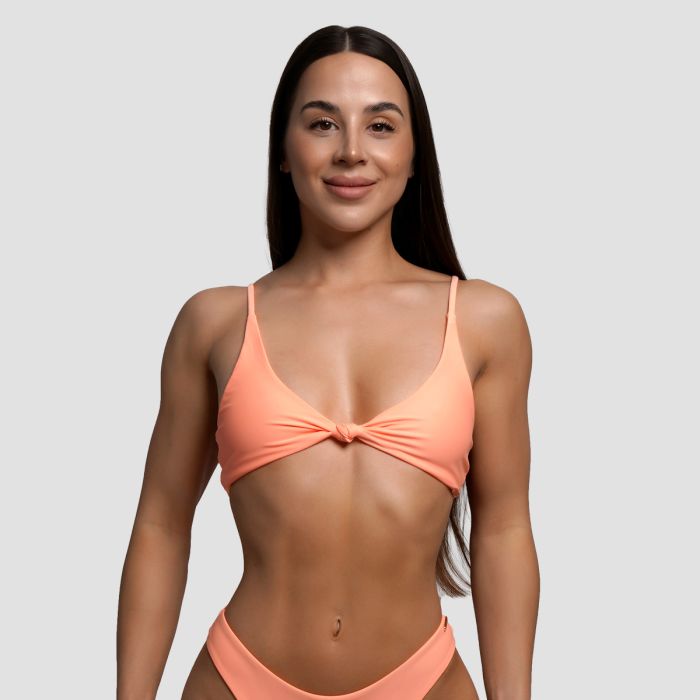 Women‘s Bikini Top CURACAO Peach - GymBeam
