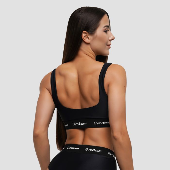 Sporty bikinifelső Black - GymBeam XL