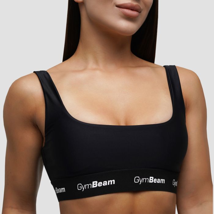 Sporty bikinifelső Black - GymBeam XL