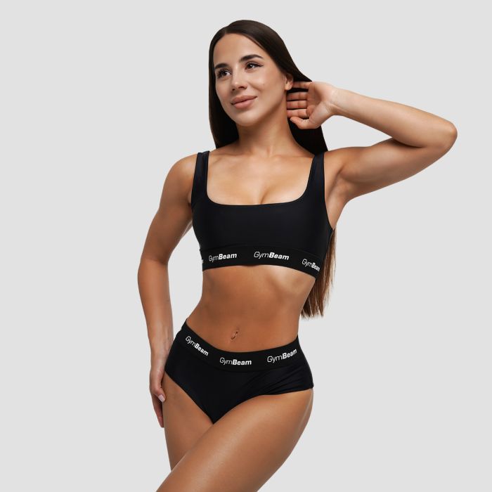 Sporty bikinifelső Black - GymBeam XL